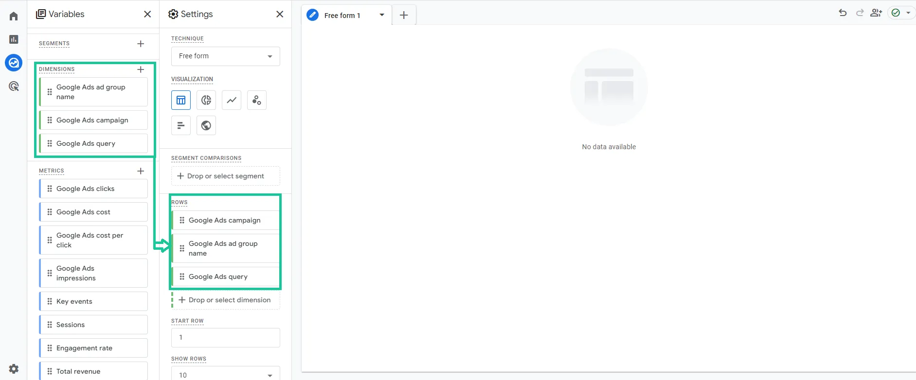 Cách tạo báo cáo theo dõi hiệu suất quảng cáo Google Ads trên GA4 - Báo cáo tùy chỉnh