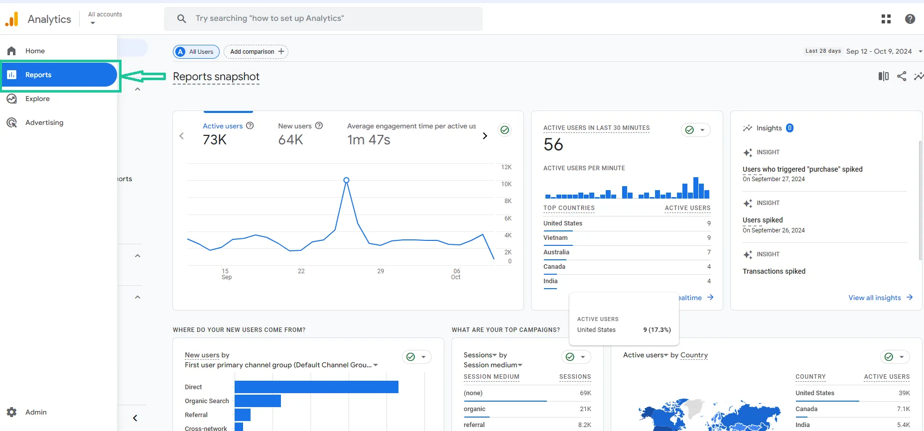 Báo cáo SEO trong GA4 - Google Search Console